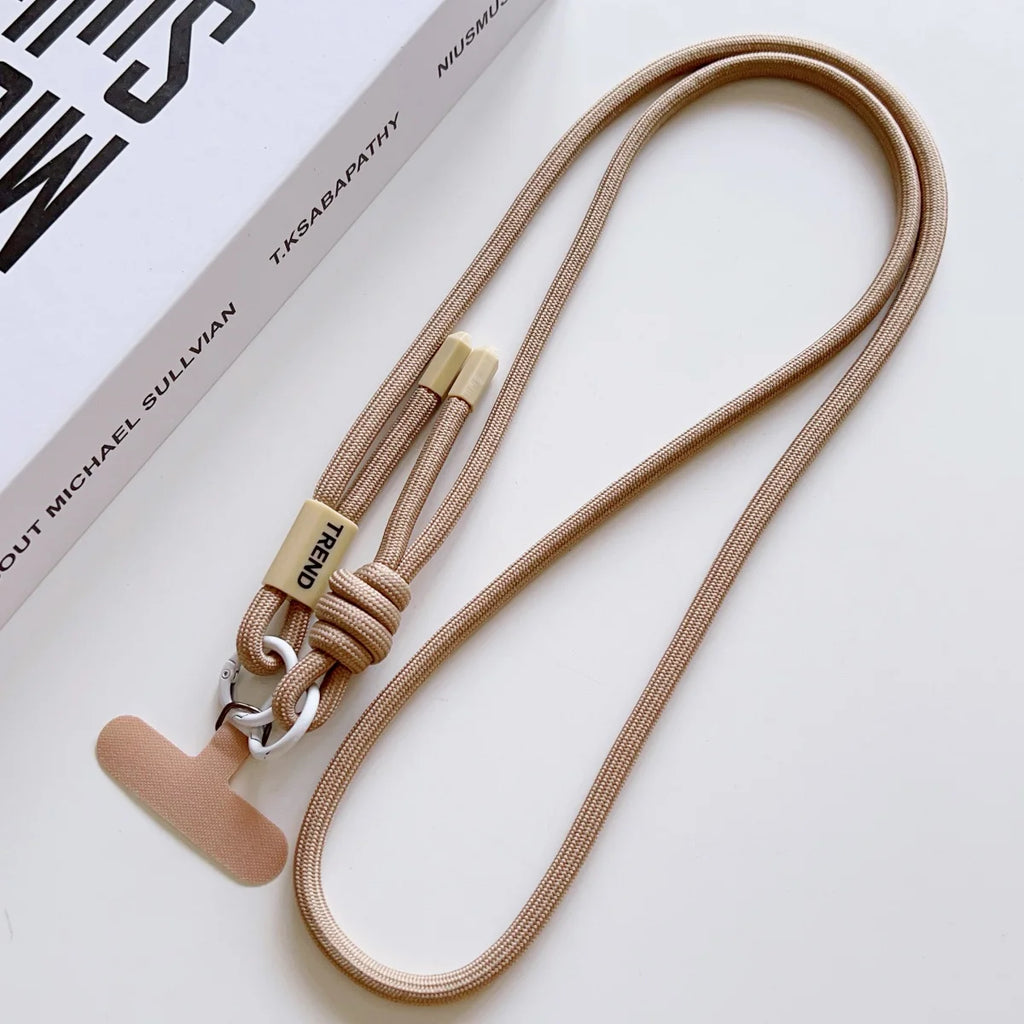 1Pc Universal Long Phone Lanyard Length Adjustable Neck Hanging Rope Crossbody Rope With Phone Case Connection Clip