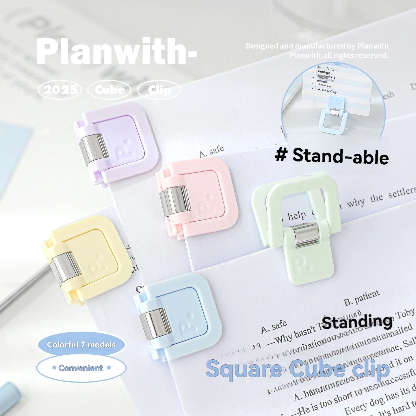 Student Specific Clip For The Beginning of The School Year Multifunctional Mini Folder Note Folder Cute Paper Material Storage