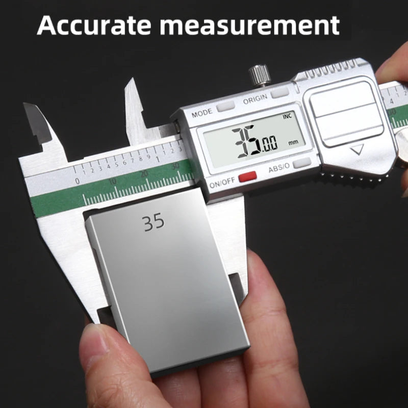 ET54 LCD Stainless Steel Caliper 150mm Fractional/mm/inch 0.01mm Precision Measuring Caliper IP54 Waterproof Electronic Caliper