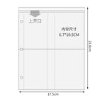 Big A5 Photocard Binder Magnetic D 3 Rings 4Grid Collect Book Kpop Photo Album PU Leather Photo Holder Korean 포카 바인더
