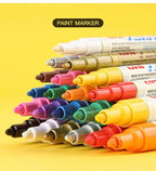 1pcs Japan UNI Paint Marker PX-21 Color Oil-based Permanent 0.8-1.2mm Tire Touch Up Painting Waterproof Graffiti Art Supplies