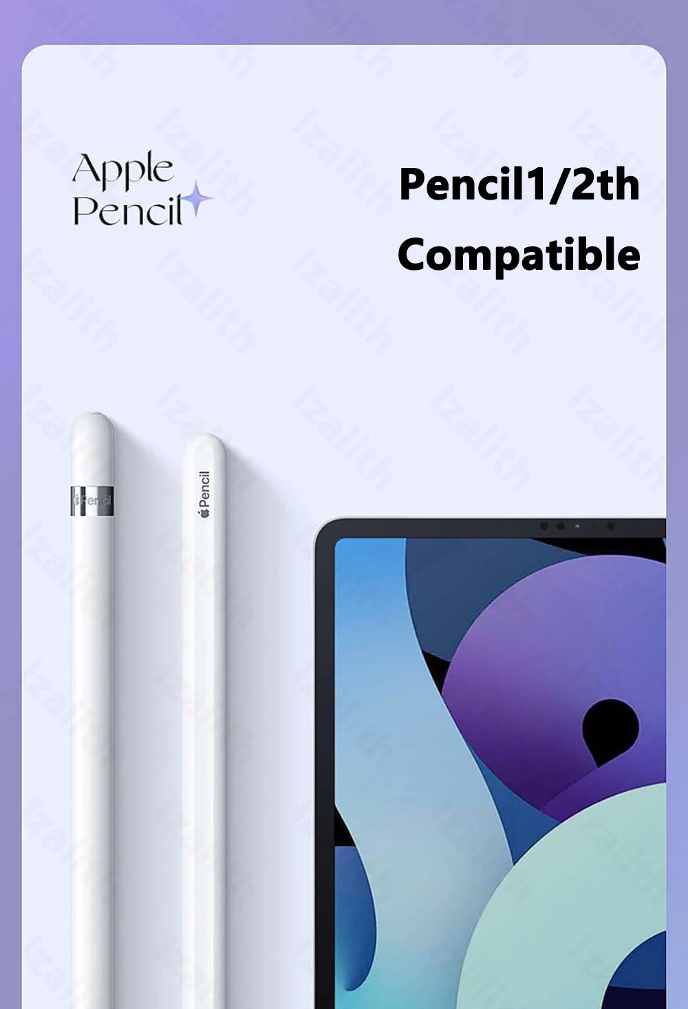 Replacement Pencil Tips for Apple Pencil 1/2/3th Apple Pencil Pro 4/6 Pcs 2B Soft Nibs for iPad Pro Pencil 1/2/3 Stylus Fine Nib