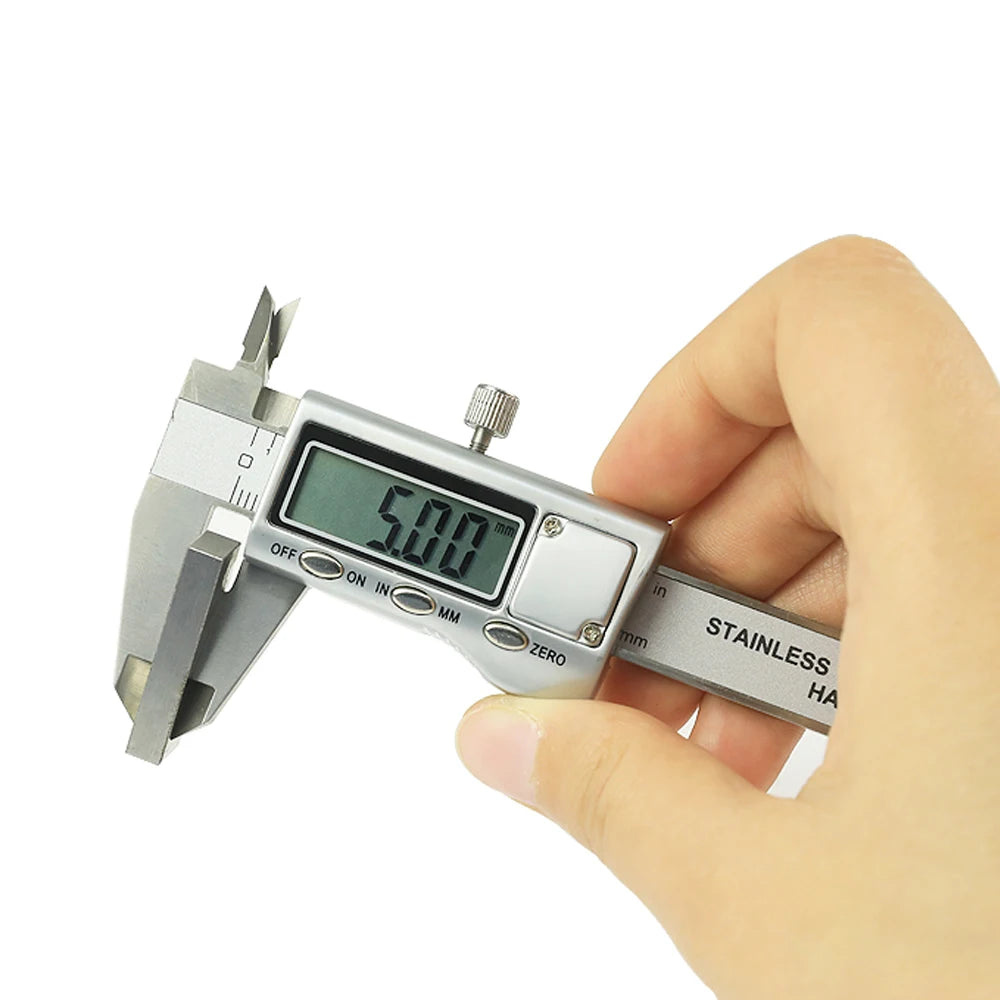 Pocket Digital Caliper 0-100mm 150mm Stainless Steel Metal Casing Digital Vernier Caliper Measuring Gauge