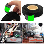 1roll 15/25M Width 9/15/19/25/32MM Wrapping Tape Cable Fixed Automotive Heat-resistant Wire Harness Tape Adhesive Cloth Fabric