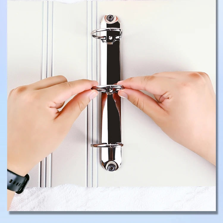 Heavy Duty A5 Card Binder W/ 55mm Large D-Rings 3-Ring Thick Photo Card Album W/ Elastic Band for K-pop Collection