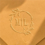 Customize Embossing Stamp Wedding Monogram Embosser Stamp,Personalized 2 initials Embosser Stamp,Wedding gift,hand held embosser