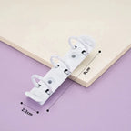 Durable Detachable Metal Spiral Rings Binder Clip High Quality Diary A8 Paper Binder Clips DIY Album Loose Leaf Ring Office