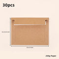 30pcs Envelope A3 A4 A5 A6 Postcards Message 250g Kraft Paper Autohesion Invitations Business Letters Express File Storage Bag