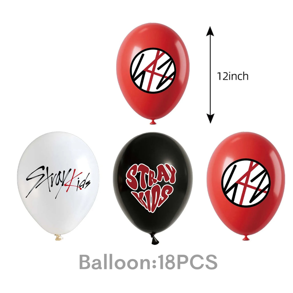 New SK Male Group Birthday Party Theme Decoration Cup Plate Banner Backdrop Gift Bag for Gift Baby Shower Supplies