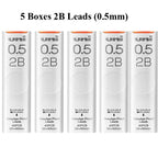 UNI KURUTOGA Mechanical Pencil M5-452 Creative Writing Continuous Sketch 0.5mm Lead Automatic Rotating Mechanical Pencil