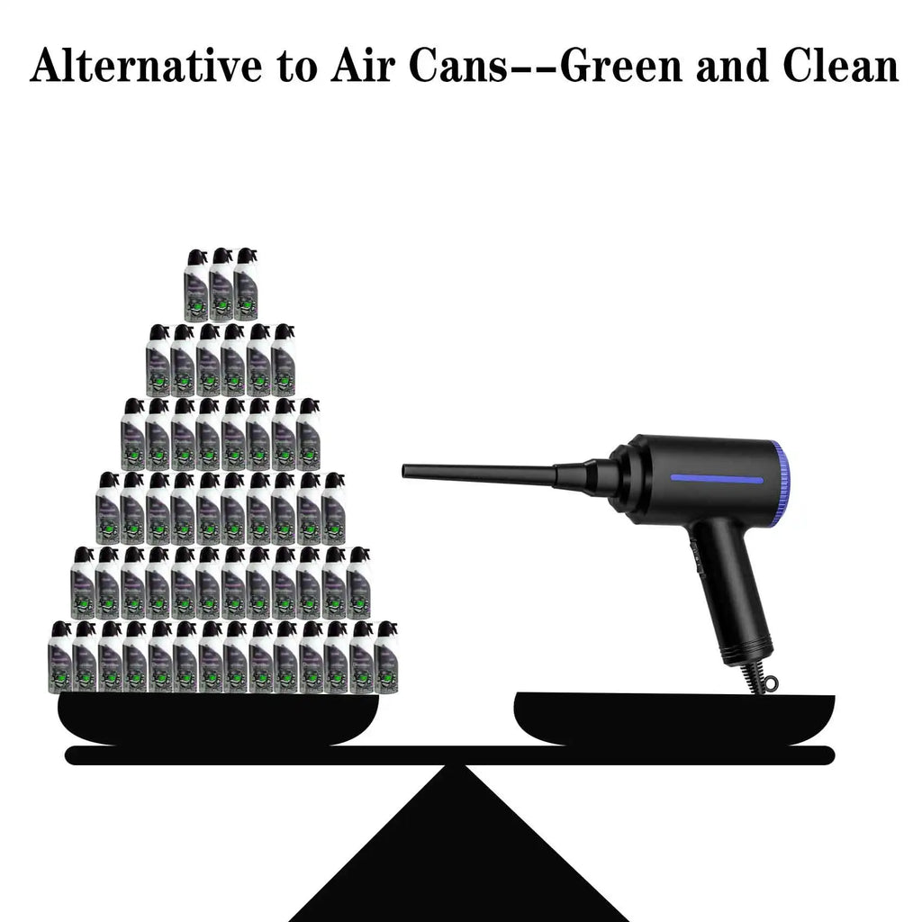 Electric Air Blower Duster &Air Pump 3-in-1,Canned air Compressed Air Cans for Computer Desk cleaner Keyboard Cleaner for Office