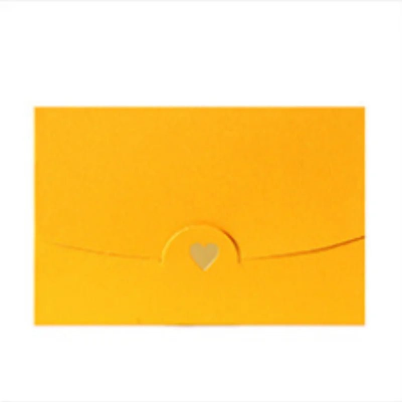 20Pcs small greeting card envelope made of Western colored pearl paper material with exquisite hot stamping and embossed design
