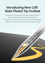 Baseus 3rd Gen Bluetooth Stylus for Apple Pencil Palm Rejection Compatible with iPad pro Mini Air 2024 2022-2018 for Apple Pen