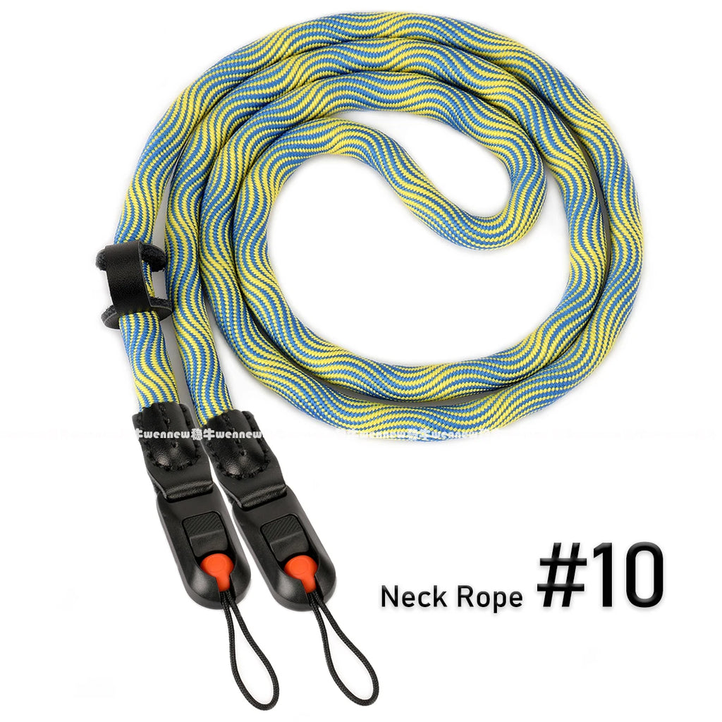 Quick Release Beads Round Rope Camera Shoulder Strap Lanyard for Canon Nikon Panasonic Sony Fujifilm Neck Strap Wrist Strap
