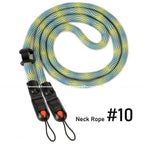 Quick Release Beads Round Rope Camera Shoulder Strap Lanyard for Canon Nikon Panasonic Sony Fujifilm Neck Strap Wrist Strap