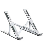 Aluminum Alloy Laptop Holder Stand Adjustable Foldable Portable for Notebook Computer Bracket Lifting Cooling Holder Non-slip