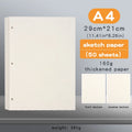 Transparent A4 Folder 3 Ring Binder with Buckle Closure Matte PP File Folder Document Organizer for School Office Stationery
