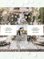 1~20PCs Custom Photo Water Bottle Label-3 Styles,21*5CM Personalized Celebration Tags,DIY Bottle Water Waist Seal Name Stickers