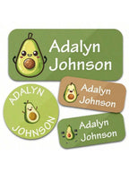 Custom Name Stickers 130 Pieces - Waterproof Personalized Adhesive Labels for Clothing