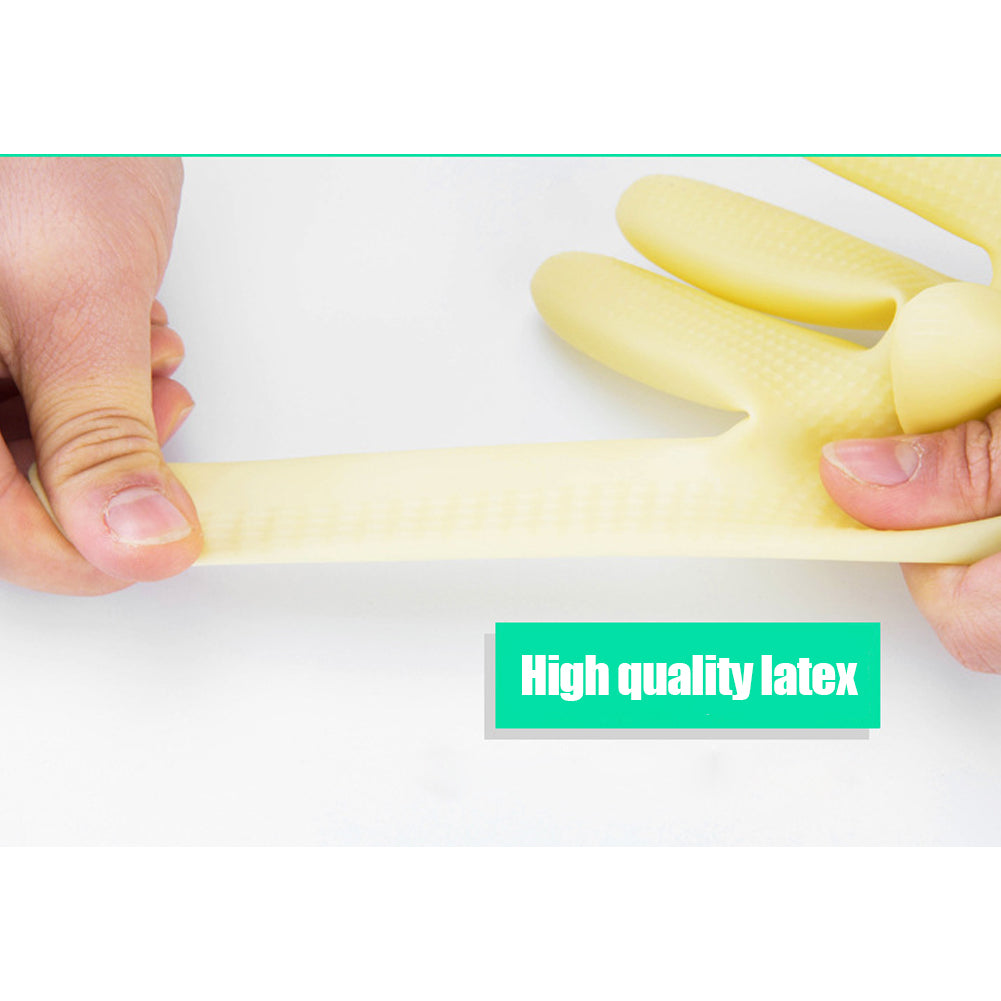 38cm Latex Long Gloves Aquarium Fish Tank Industrial Thick Protective Gauntlets Waterproof Rubber Dishwashing Gloves Kitchen