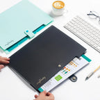 Accordion File Organizer 8 Pockets Expanding File Folder with Labels A4 Letter Document Paper Organizer for School Office