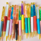 10 Pieces of Ballpoint Pens DIY Empty Pen Barrels for Handmade Quicksand Pens, Floating Flower Pens, Business Event Signature Pens, and Souvenirs