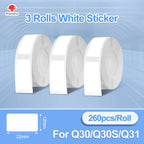 Phomemo Q30 Bluetooth Label Maker, Thermal Sticker Maker with 1 Roll Free Label, Available for Small Business/Home Organization
