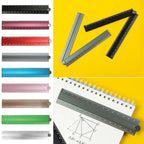 High Quality 30cm Folding Ruler Aluminum Alloy Multifunctional Stationery Ruler Drawing Measuirng Tool Metal Ruler Students