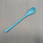 Candy Color Plastic Long Handle Spoons Multi-use For Dessert Tea Coffee Soup Kitchen Tableware Flatware