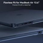 2026 Laptop Case For Macbook Air 13.6 inch M5 M4 M3 M2 2026 2024 2022 A3240 A3113 A2681,Ultra Thin Matte Case