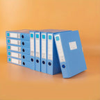 10pcs A4 Colorful File Boxes - Durable Thick Plastic Document Organizers for Contracts, Accounting Receipts & Office Supplies