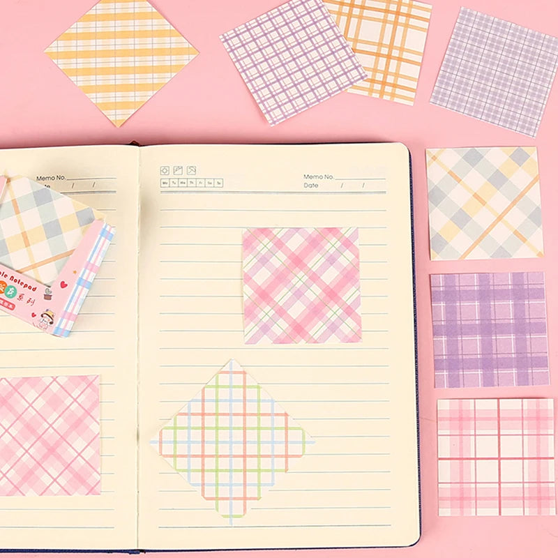 200pcs Style Pattern Sticky Notes, Element Notepad, Non-Sticky Notepad Ledger, Ledger, Diary, School Supplies, Stationery
