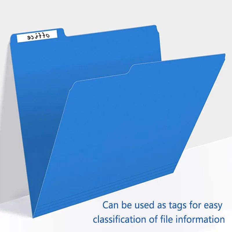 Manila Folder, A4 Size, One-Third Cut Label, In Various Colors, Suitable For Office And School Use