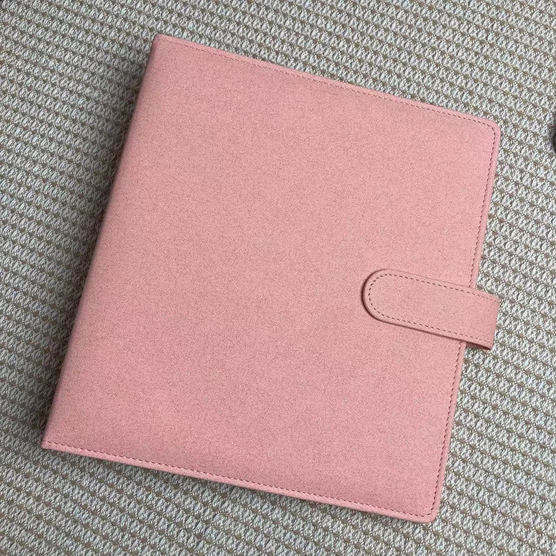 A5 3 Ring Photocard Binder Glitter with Magnetic Button Ins Photo Album Kpop Card Binder 1 2 4 Pocket Sleeves 4×6 10×15 PVC Free