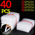 10-40PCS Transparent Double Sided Bubble Mailer Self Seal Gift Packaging Bag Self-adhesive Express Bubble Envelope Plastic Bags
