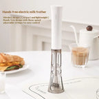 Milk Frother Machine Wireless Electric Mixer, Hands - Free 2 In1 Whisk, 3 - Speed Rechargeable For Baking/Coffee Frothing