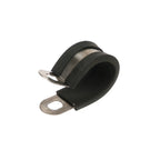 10pcs urable Rubber Lined P Clips Wiring Hose Clamp Pipe Cable Mounting Fix Fasteners Metal Hardware Electrical Fittings