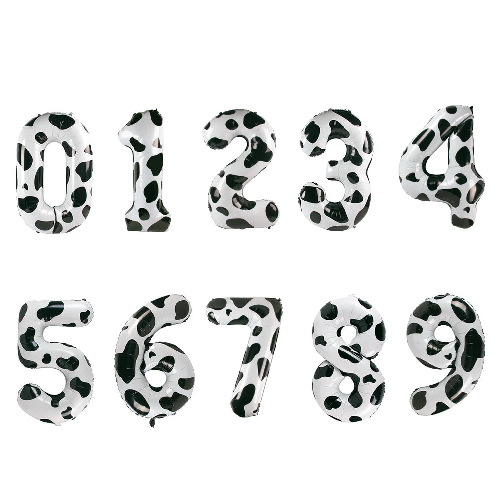 Cow Party Themed Disposable Tableware Set Paper Plates and Cow Napkins for Kids Cow Themed Birthday Party Decorations