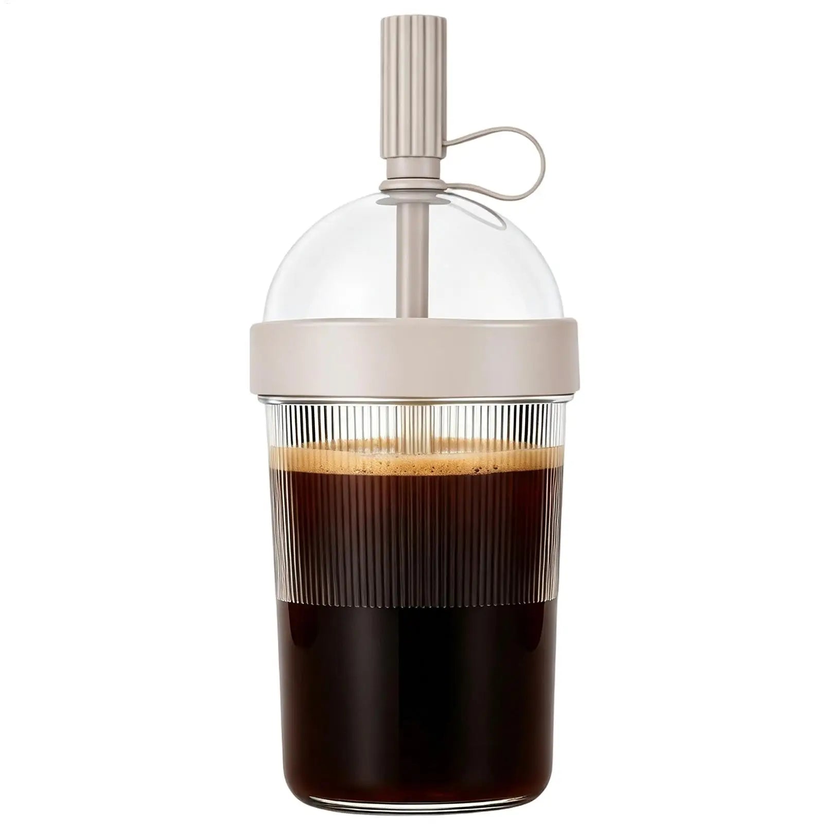 Reusable Coffee Cups with Lids 17oz Tumbler with Straw Tea Mug with Straw for Women Men Travelers Students Home Office Gym