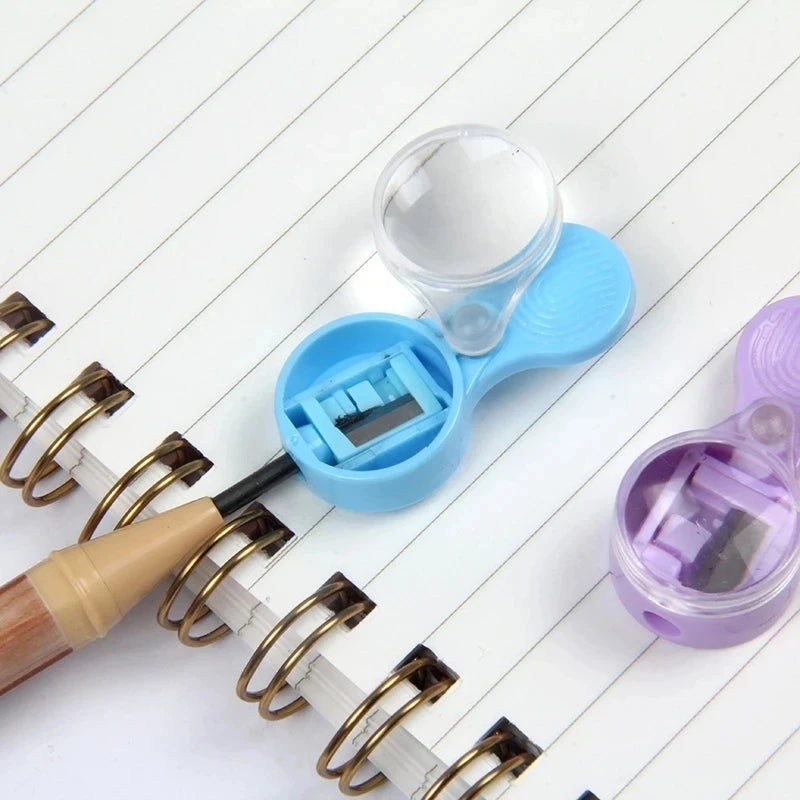Mini 2.0mm Mechanical Pencil Sharpener Set Thick Pencil Lead Multicolour Sharpener School Supplies Tools Korean Stationery Gifts