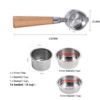 51mm Bottomless Coffee Portafilter With 1 2 4 Cups Basket for Homix Hibrew h11 Oster Cecotec Phico Brayer br1101 Coffee Machine