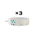 1-3Roll Transparent Tape Width 8/12/18mm Packing Tape Traceless Students Adhesive Tape Packaging Tool Stationery Office Supplies
