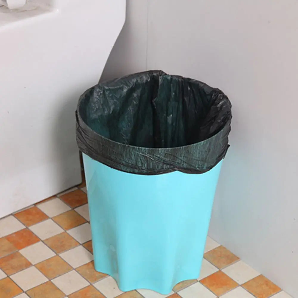 1 Rolls 13Bags/Roll Disposable Garbage Bag Trash Can Bin Points Off Rubbish Bag Black 40x50cm Plastic Bags Bathroom Kitchen