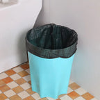 1 Rolls 13Bags/Roll Disposable Garbage Bag Trash Can Bin Points Off Rubbish Bag Black 40x50cm Plastic Bags Bathroom Kitchen