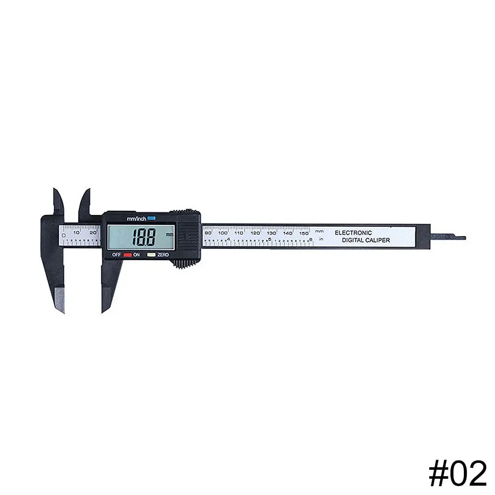 Digital Electronic Vernier Caliper 150mm Tattoo Eyebrow Ruler Measuring Tool 6 Inch LCD Microblading Micrometer Measurement Tool