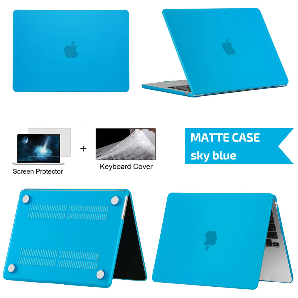 Laptop Case for Macbook Air 13 Case 2026 Neo A18 Pro 16 M3 Funda M1 Pro 13 M5 Air 13.6 15 for Macbook Pro 14 Case M5 M4 2025 M2