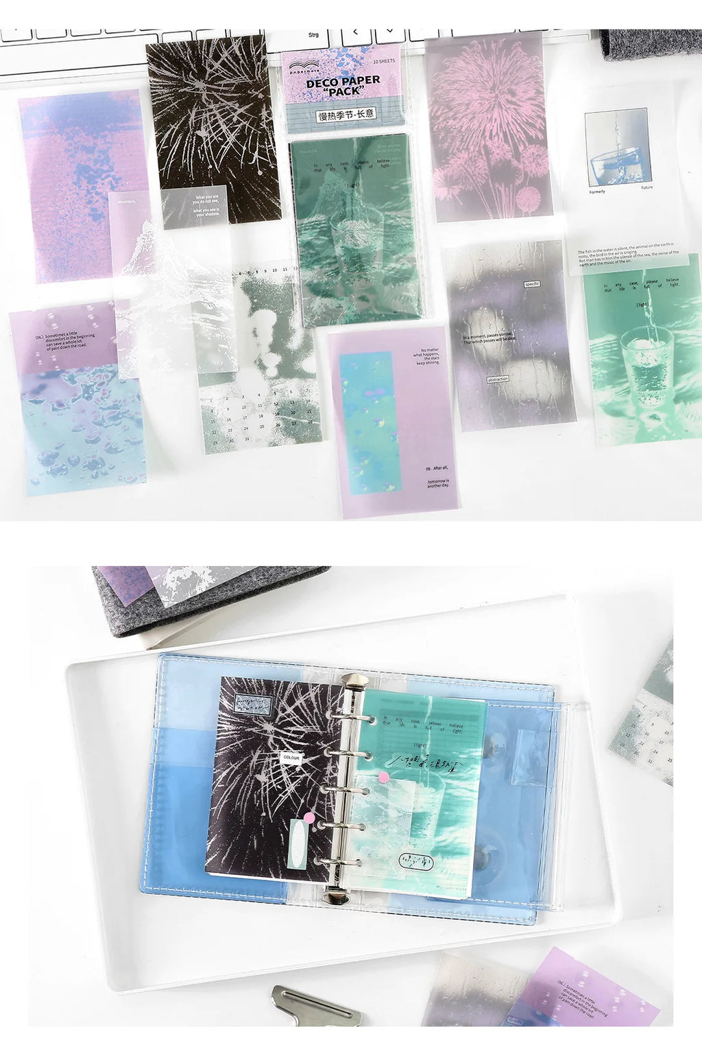 10pcs/lot Memo Pads Material Paper  slow start to the season Collection Journal Scrapbooking paper  Background Decoration Paper