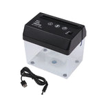 A6 Portable Mini Paper Shredder Electric USB Battery Operated Documents Paper Cutting Tool For Home Office