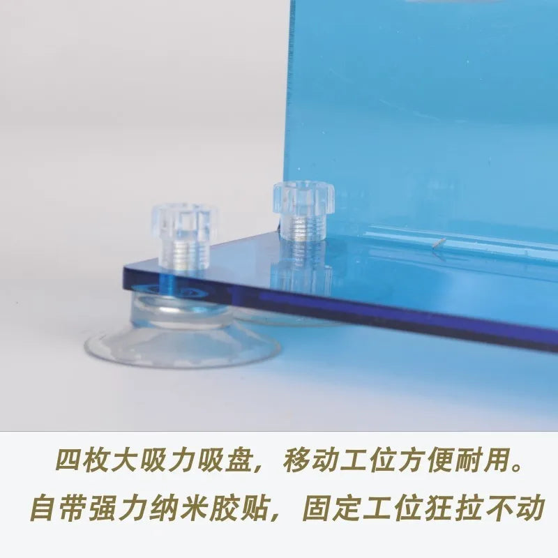 Desktop transparent adhesive tape cutter large roll size holder tying machine one handed tearing and sealing box
