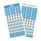 140PCS Personalized Kids Name Labels, Waterproof Custom Stickers for Bottles, Clothes, School Supplies and Daycare Items